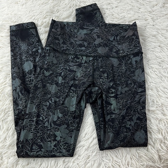 Lululemon Wunder Under High-Rise Tight 28" *Full-On Luxtreme Shine Logo Flourish - Picture 1 of 6